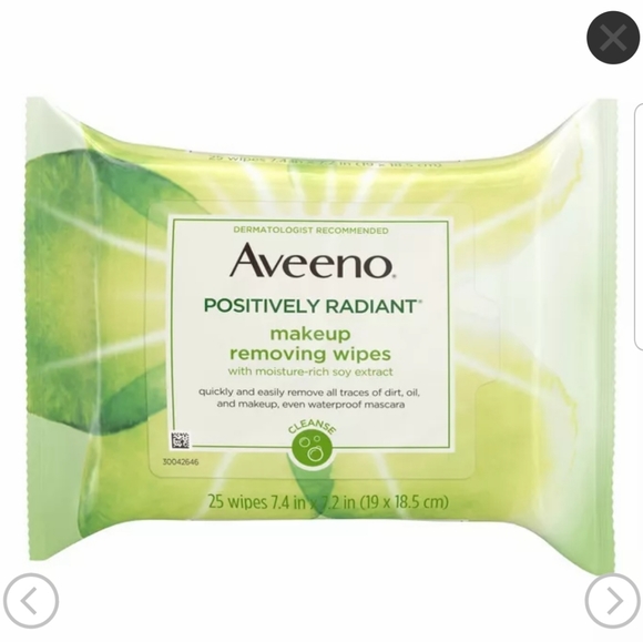 Aveeno Positively Radiant Makeup Removing Wipes - Picture 1 of 6